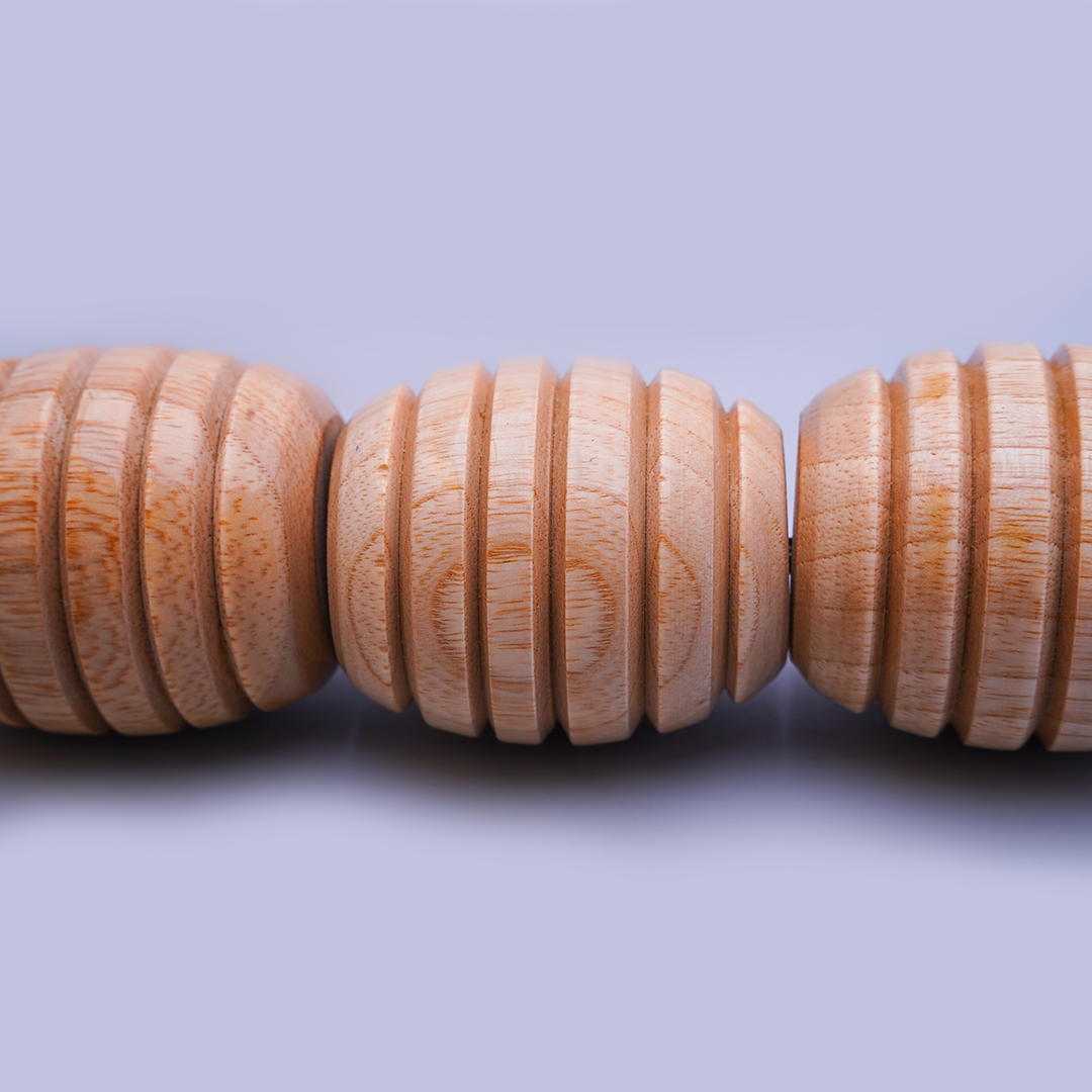 Rodillo corporal de tres barriles.