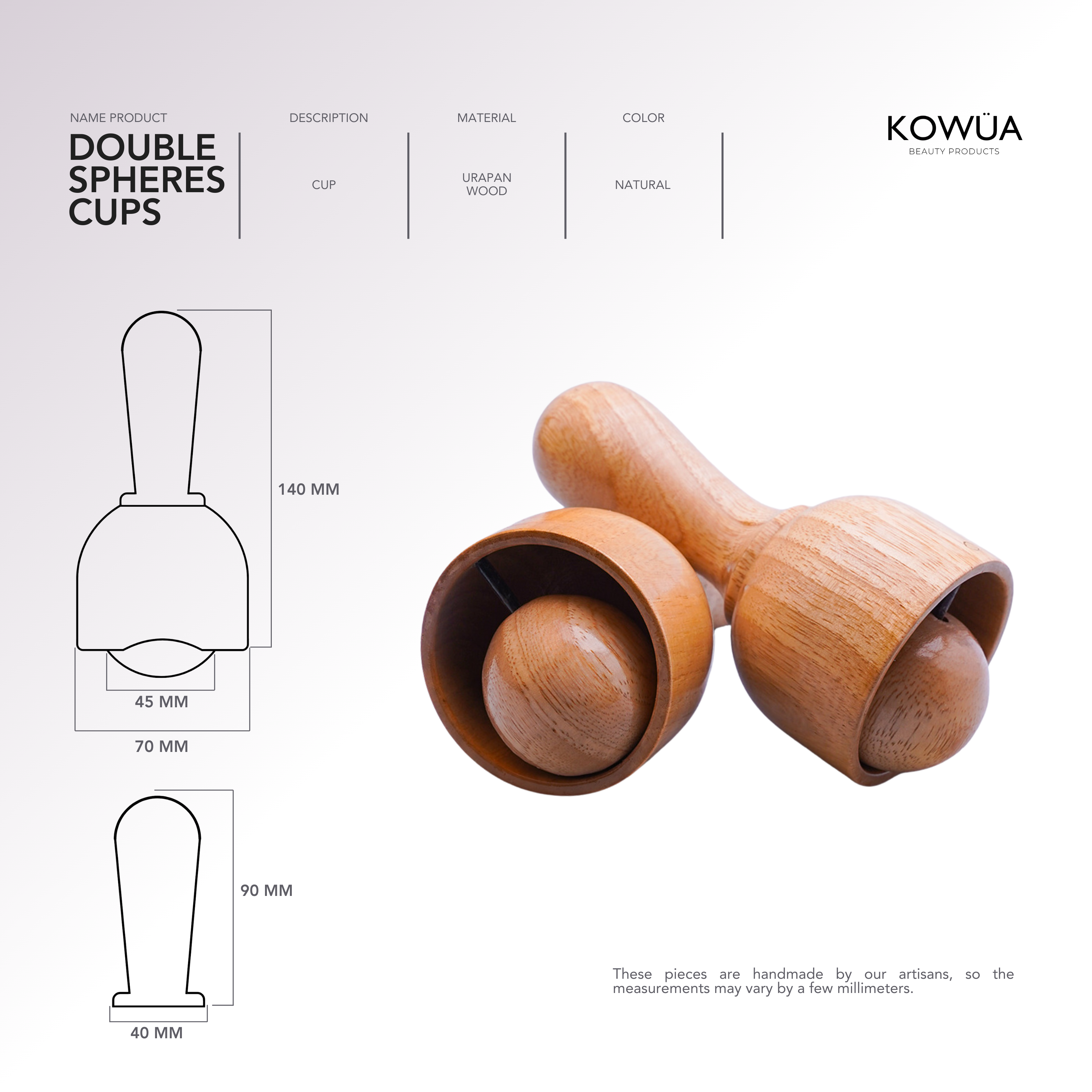 Double Spheres Cups