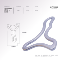 Tablero de metal para contornear - Forma de Y - Image 6