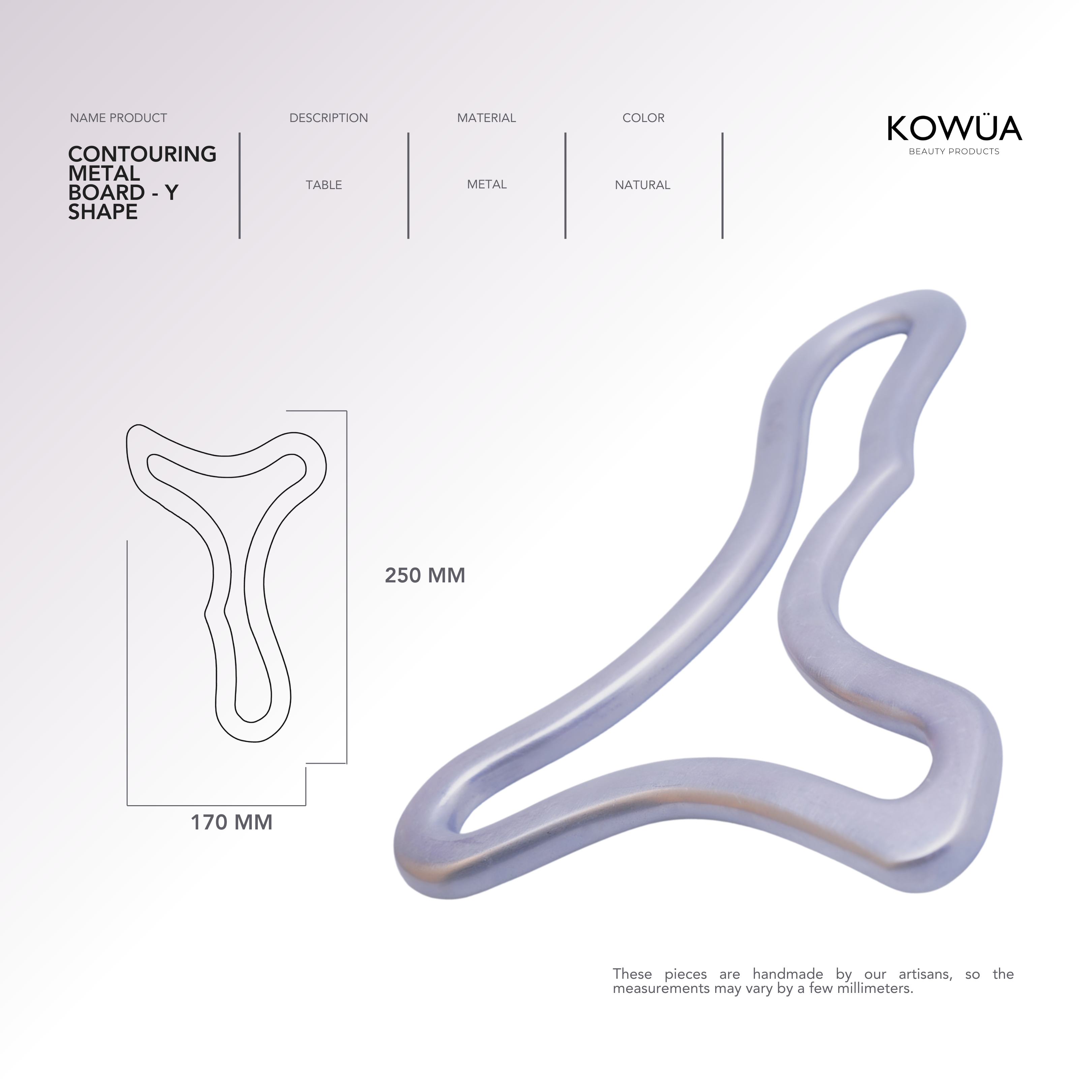 Contouring Metal Board - Y Shape
